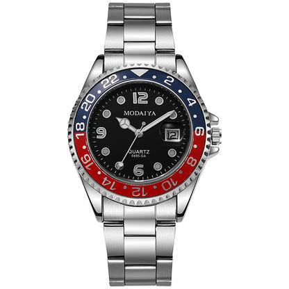 Reloj Urbano para Hombre – Calendario con Lente de Aumento y Bisel Deportivo