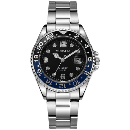 Reloj Urbano para Hombre – Calendario con Lente de Aumento y Bisel Deportivo
