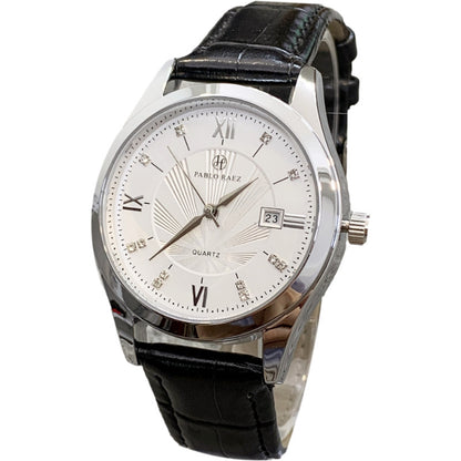 Reloj Minimalista para Hombre con Calendario – Cuarzo y Cristal Mineral