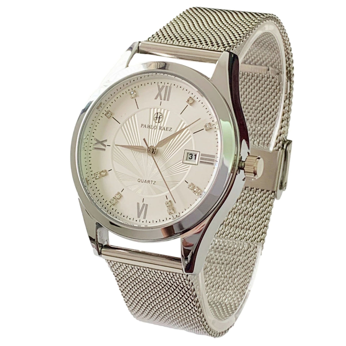 Reloj Minimalista para Hombre con Calendario – Cuarzo y Cristal Mineral