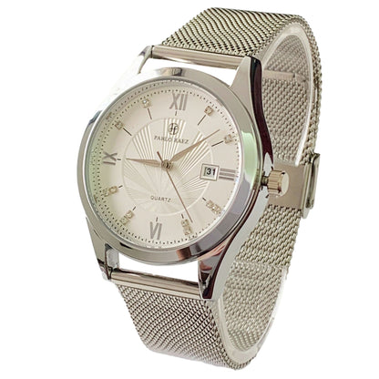 Reloj Minimalista para Hombre con Calendario – Cuarzo y Cristal Mineral
