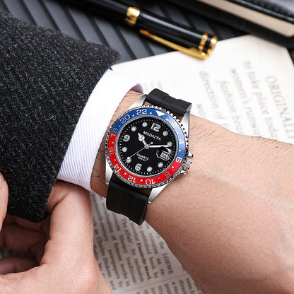 Reloj Urbano para Hombre – Calendario con Lente de Aumento y Bisel Deportivo